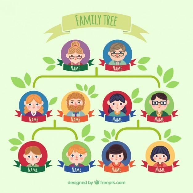 Detail Contoh Gambar Pohon Keluarga Nomer 3