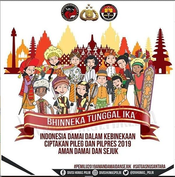 Detail Contoh Gambar Poster Bhineka Tunggal Ika Nomer 3