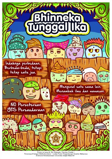 Detail Contoh Gambar Poster Bhineka Tunggal Ika Nomer 26