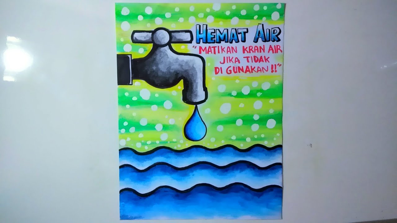 Detail Contoh Gambar Poster Hemat Air Nomer 3