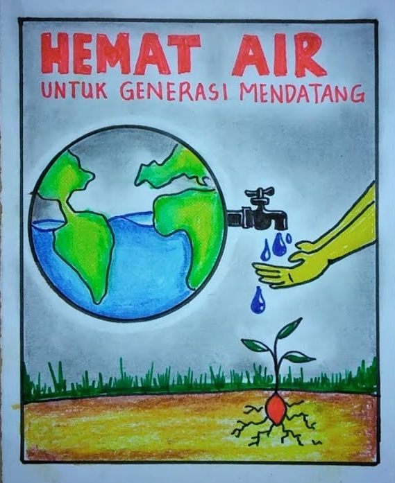 Detail Contoh Gambar Poster Hemat Air Nomer 37