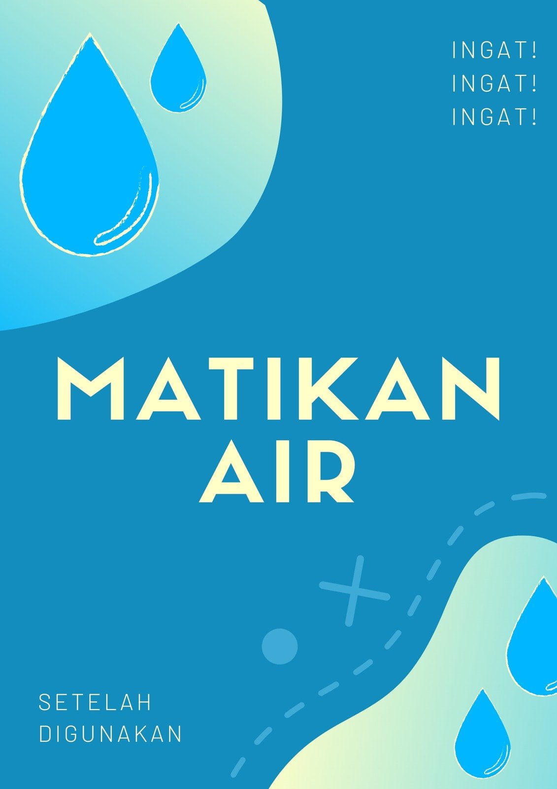 Detail Contoh Gambar Poster Hemat Air Nomer 54