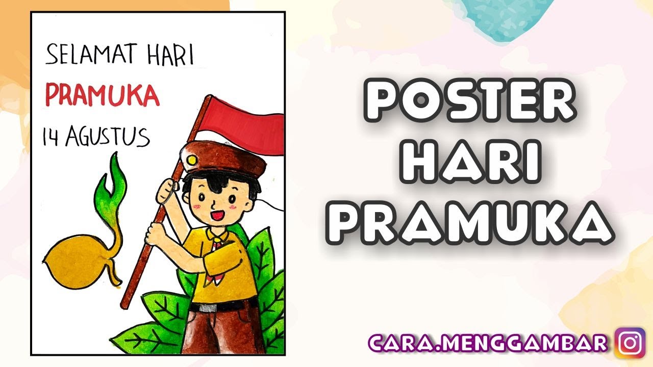 Detail Contoh Gambar Poster Pramuka Nomer 5