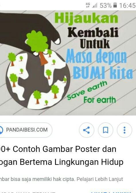 Detail Contoh Gambar Poster Tema Lingkungan Nomer 53