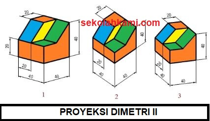 Detail Contoh Gambar Proyeksi Isometri Nomer 10