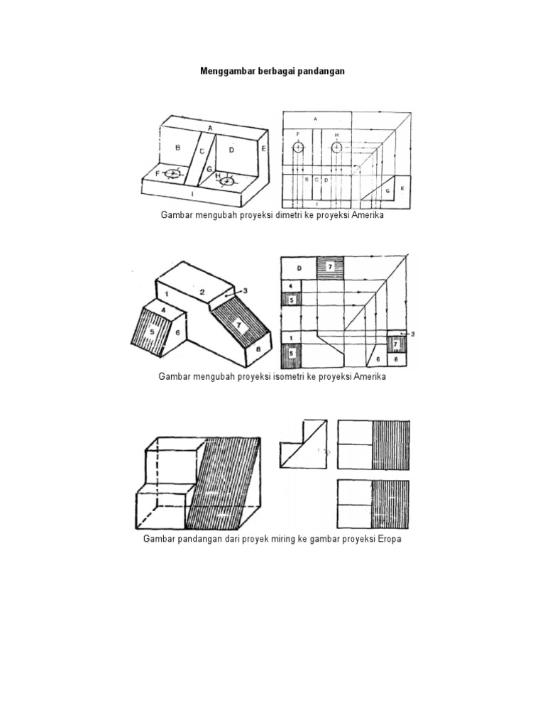 Detail Contoh Gambar Proyeksi Isometri Nomer 38