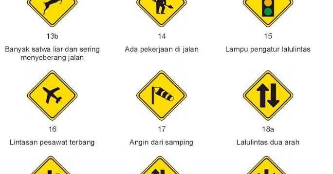 Detail Contoh Gambar Rambu Lalu Lintas Nomer 21