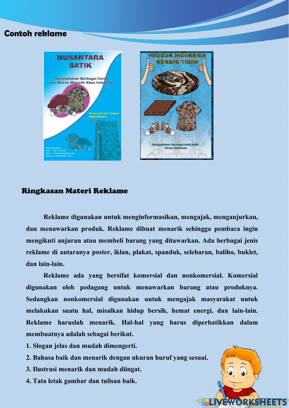 Detail Contoh Gambar Reklame Batik Nomer 45