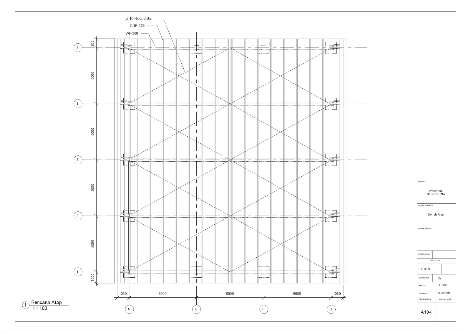 Detail Contoh Gambar Rencana Atap Nomer 51