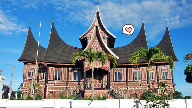 Detail Contoh Gambar Rumah Adat Sumatera Barat Nomer 51