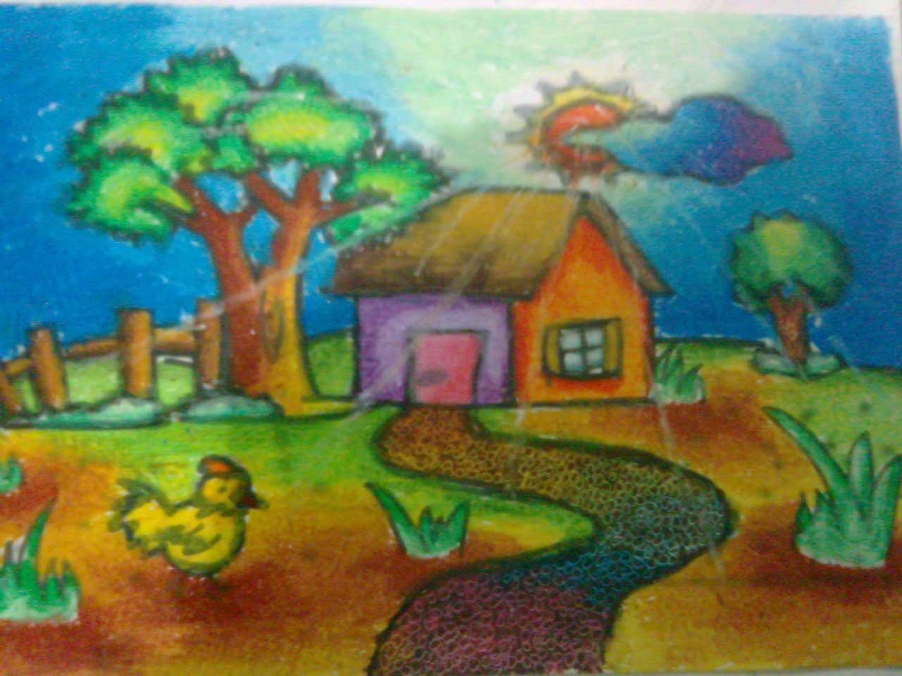 Detail Contoh Gambar Rumah Anak Tk Nomer 31