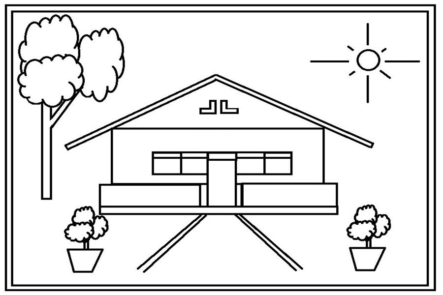 Detail Contoh Gambar Rumah Untuk Anak Sd Nomer 53