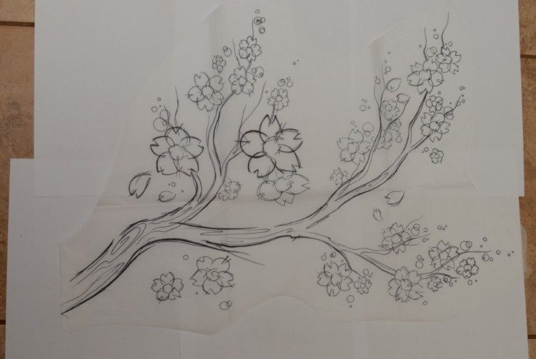 Detail Contoh Gambar Sketsa Bunga Sakura Nomer 16