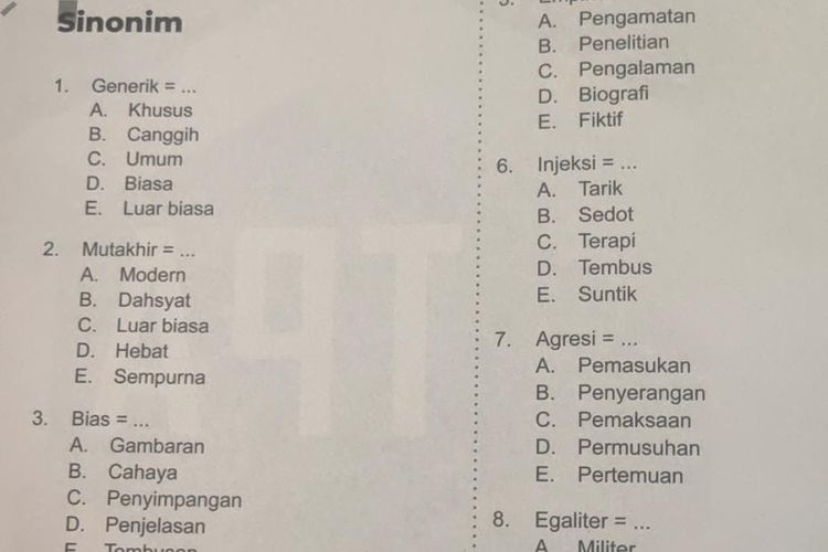 Detail Contoh Gambar Soal Psikotes Nomer 53