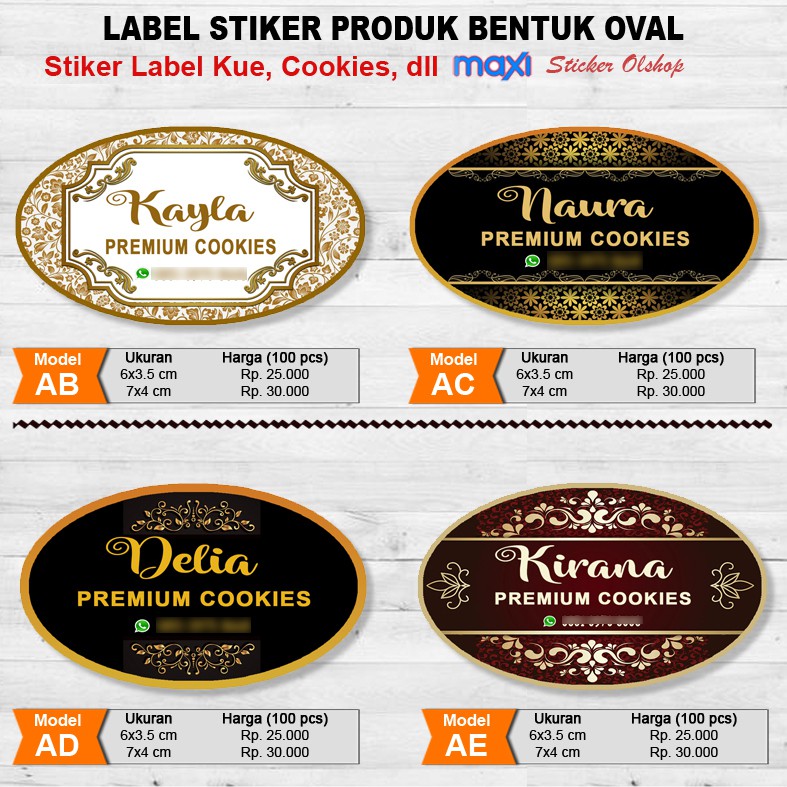 Detail Contoh Gambar Stiker Toples Kue Kering Nomer 25