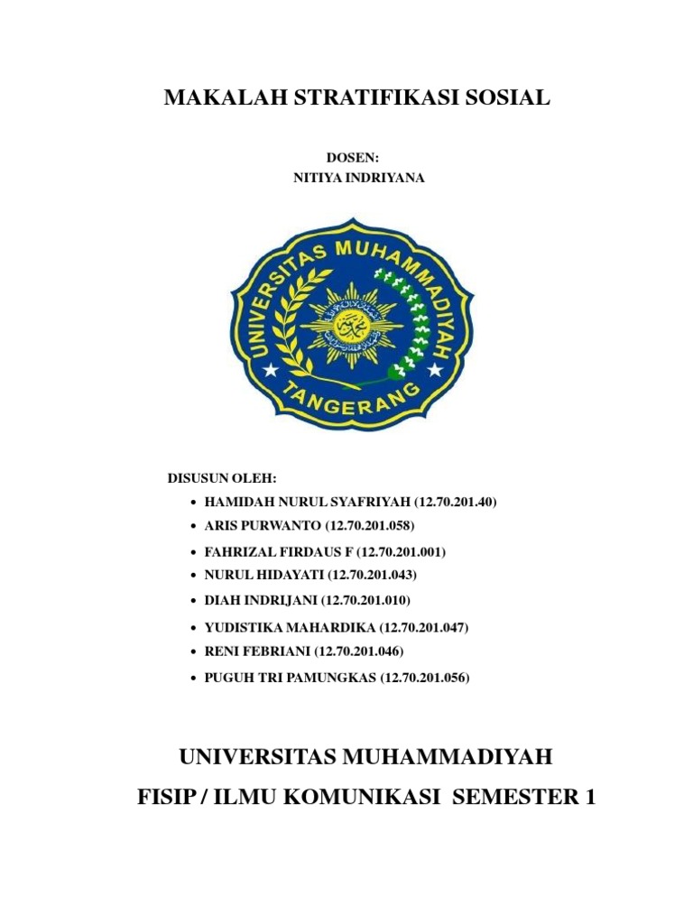 Detail Contoh Gambar Stratifikasi Sosial Nomer 38