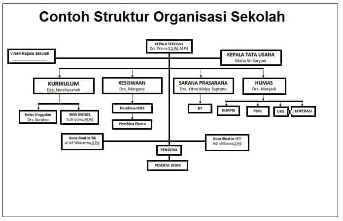 Detail Contoh Gambar Struktur Organisasi Nomer 5