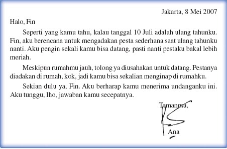 Detail Contoh Gambar Surat Pribadi Nomer 12