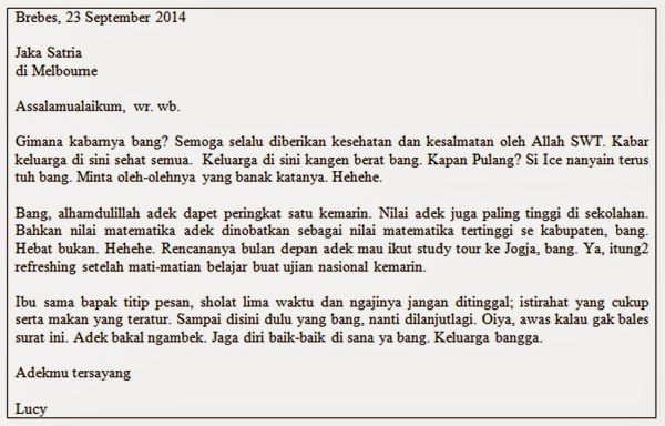 Detail Contoh Gambar Surat Pribadi Nomer 3