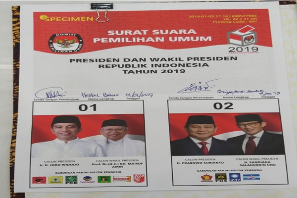 Detail Contoh Gambar Surat Suara Pemilu Nomer 13