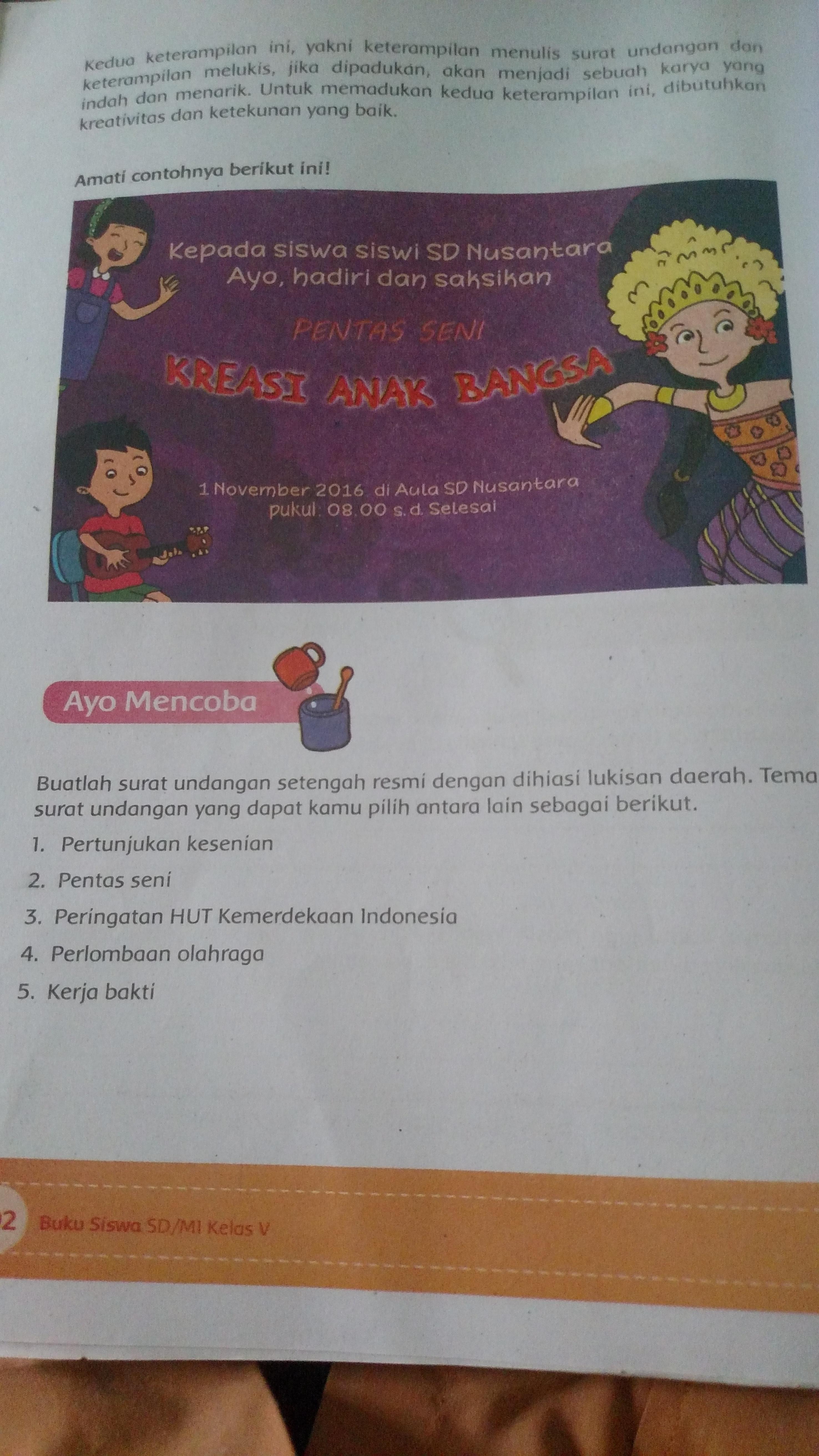 Detail Contoh Gambar Surat Undangan Setengah Resmi Nomer 45