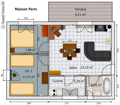 Detail Contoh Gambar Sweet Home 3d Nomer 38