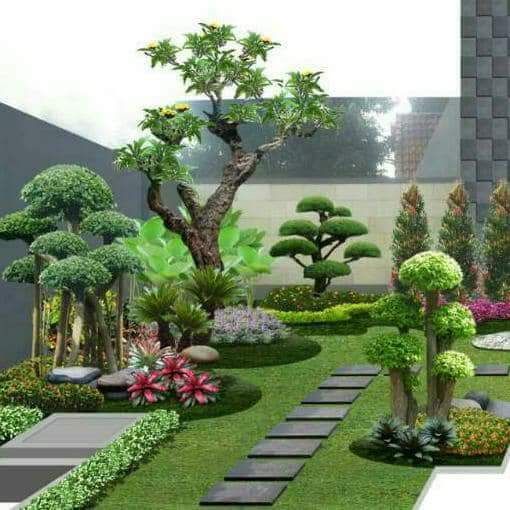 Detail Contoh Gambar Taman Rumah Nomer 16