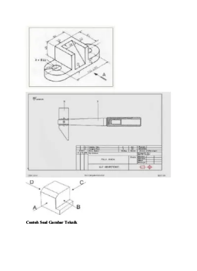 Detail Contoh Gambar Teknik Nomer 16