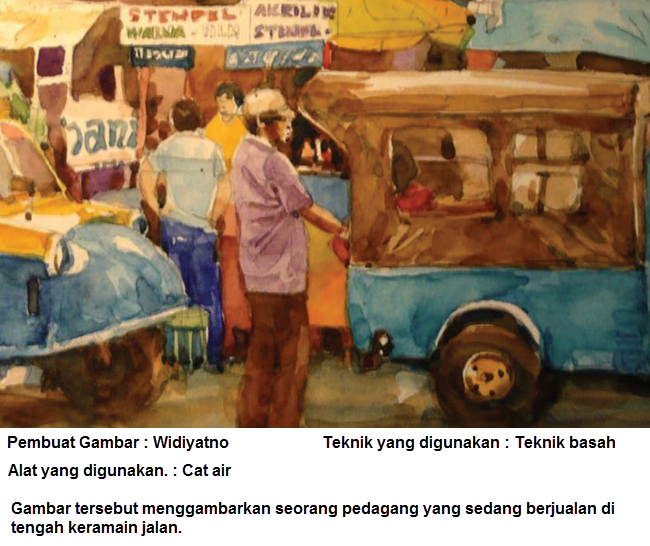 Contoh Gambar Teknik Basah - KibrisPDR