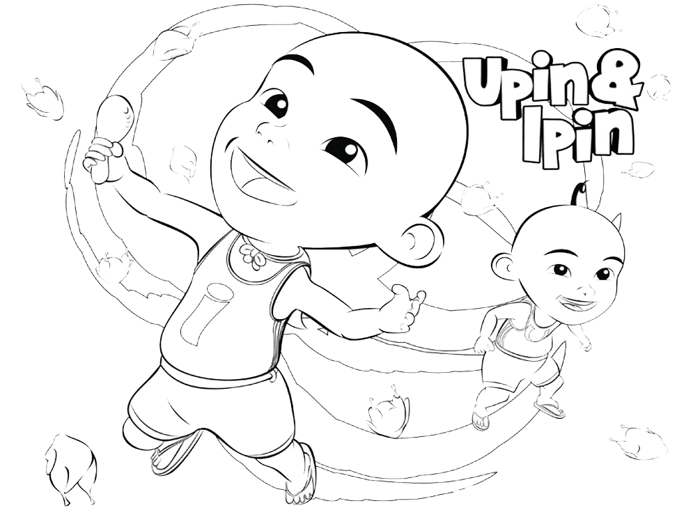 Detail Contoh Gambar Upin Ipin Nomer 5