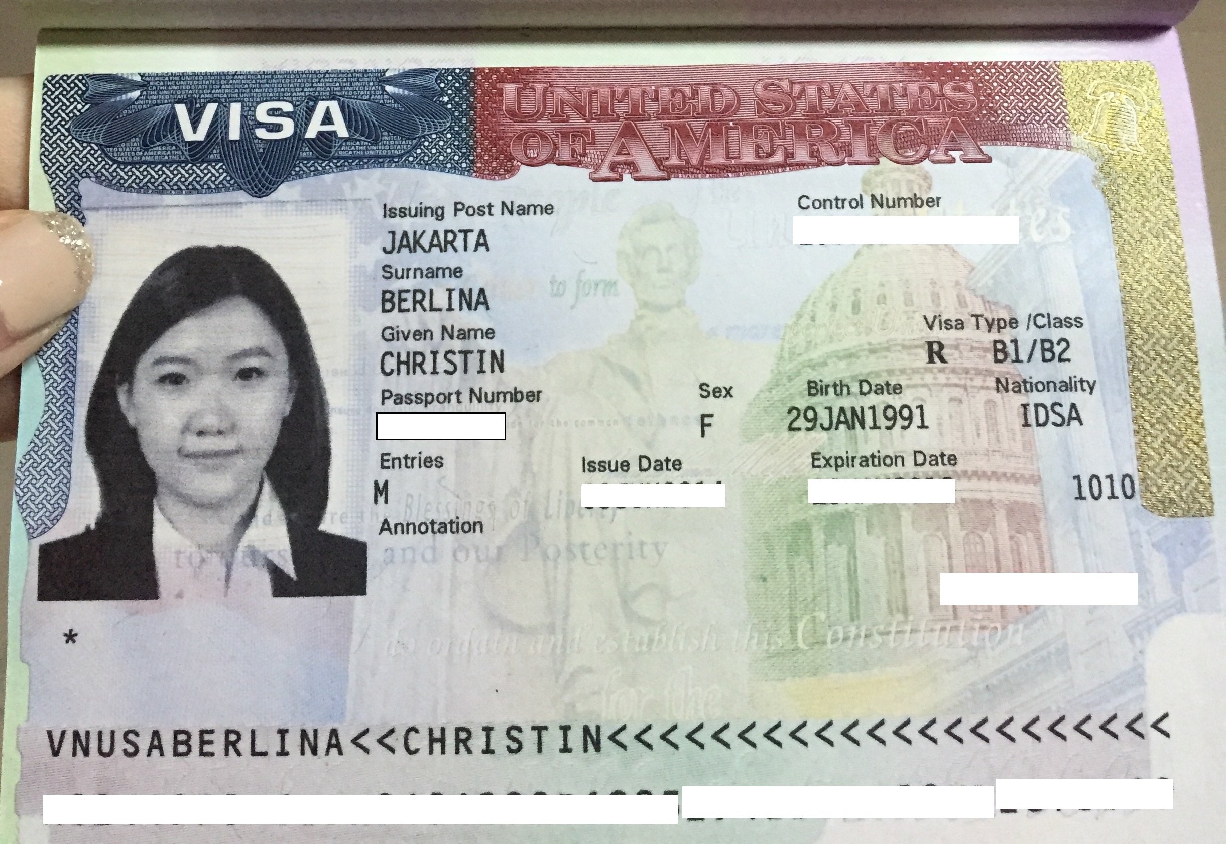 Contoh Gambar Visa - KibrisPDR