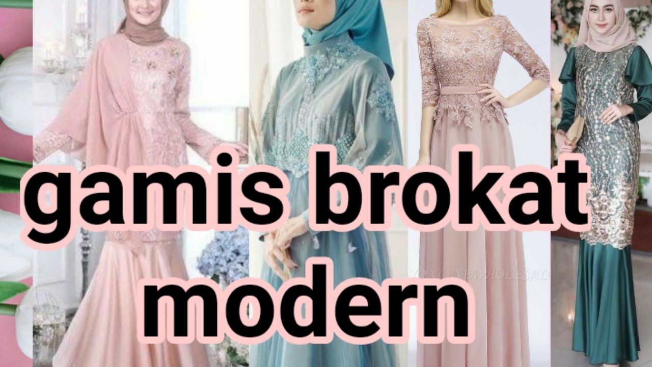 Detail Contoh Gamis Brokat Nomer 17