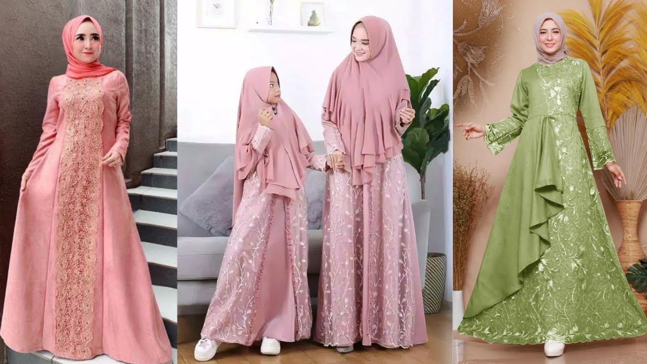 Detail Contoh Gamis Brokat Nomer 30