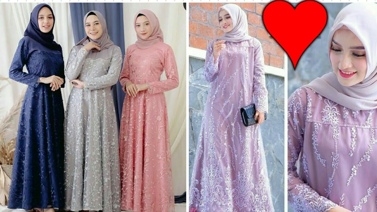 Detail Contoh Gamis Brokat Nomer 31