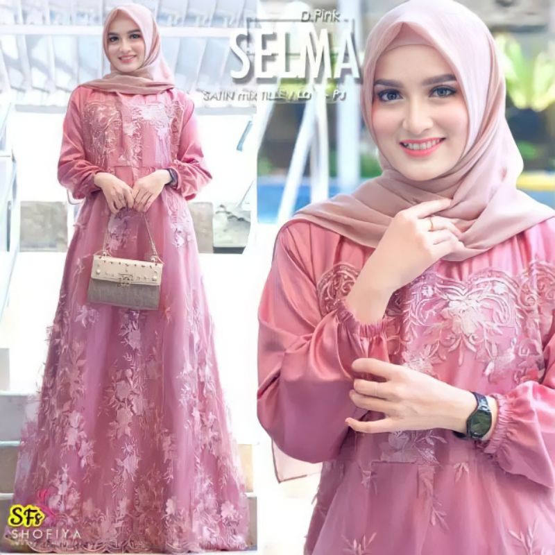 Detail Contoh Gamis Brokat Nomer 32