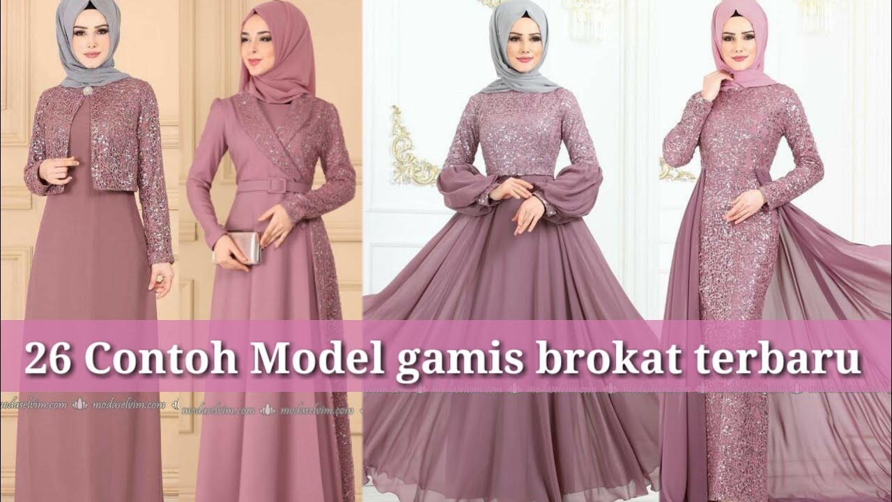 Detail Contoh Gamis Brokat Nomer 36