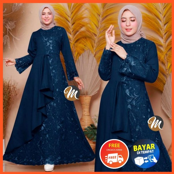 Detail Contoh Gamis Brokat Nomer 39