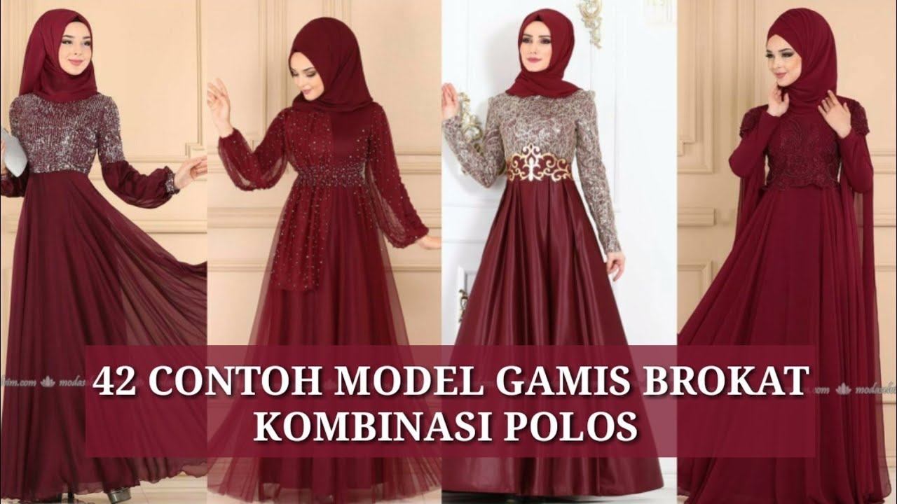 Detail Contoh Gamis Brokat Nomer 44