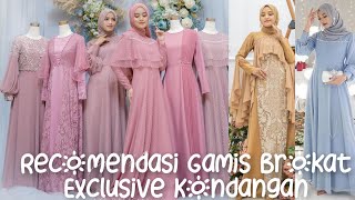 Detail Contoh Gamis Brokat Nomer 45