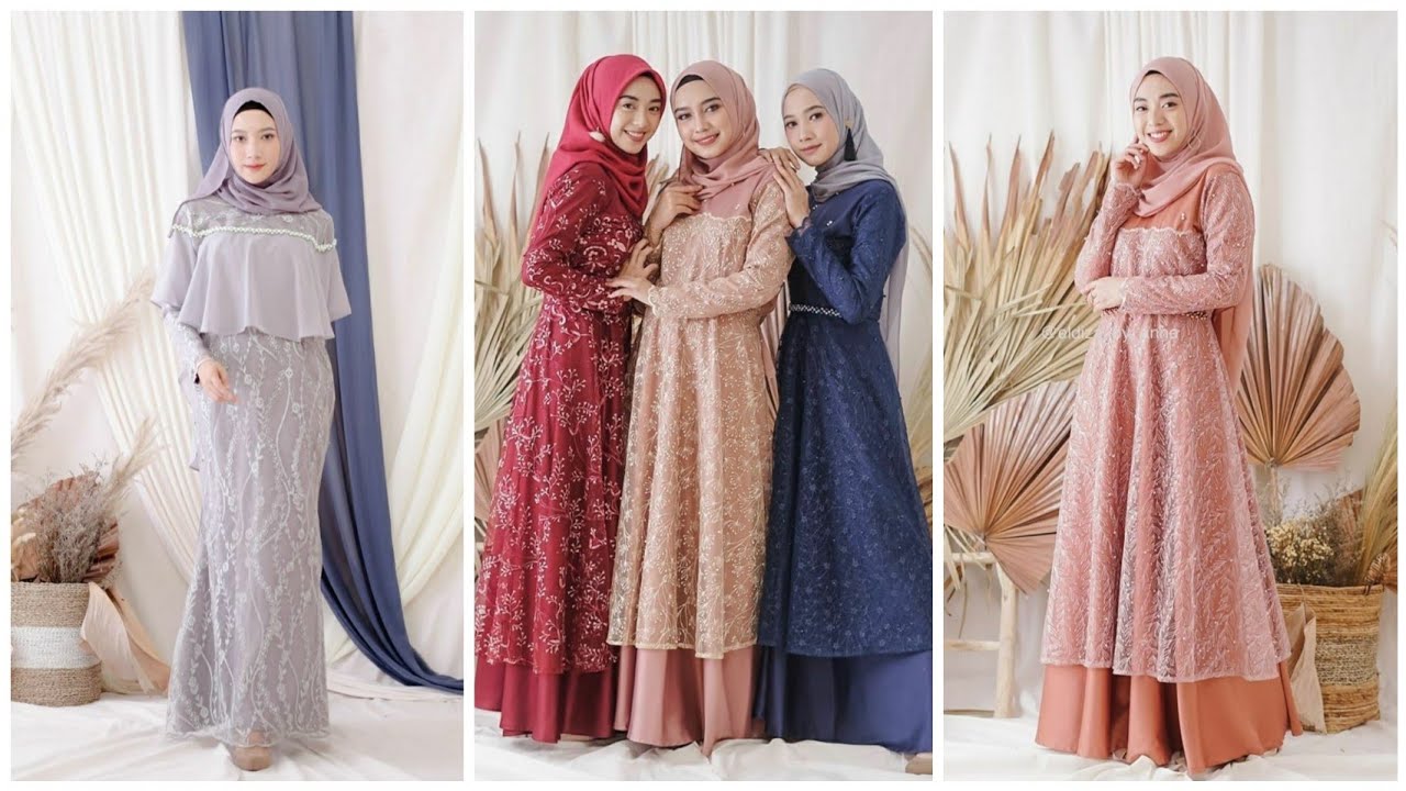 Detail Contoh Gamis Brokat Nomer 6
