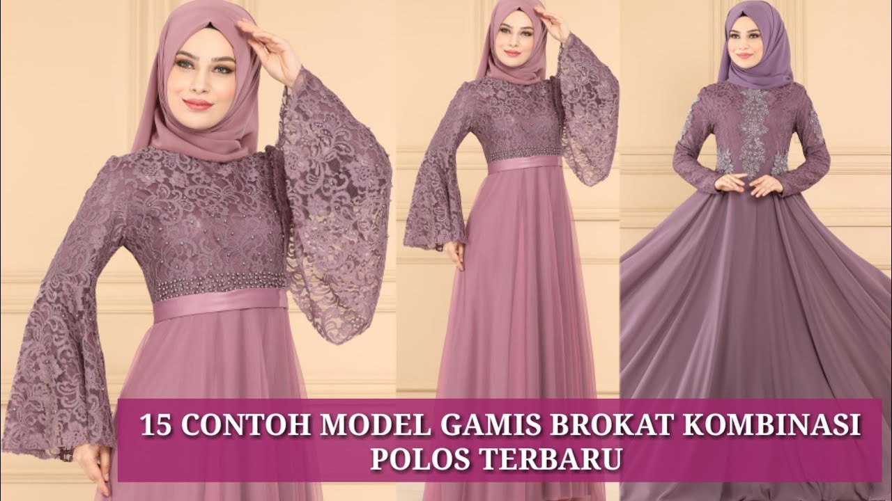 Detail Contoh Gamis Brokat Nomer 9