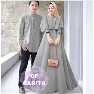 Detail Contoh Gamis Couple Keluarga Nomer 34