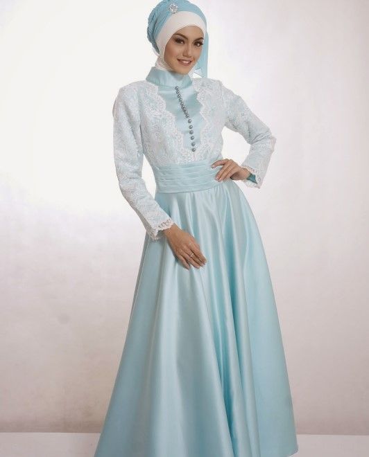 Detail Contoh Gamis Pesta Nomer 35