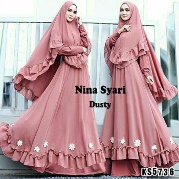 Detail Contoh Gamis Syar I Nomer 35