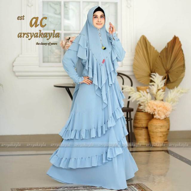 Detail Contoh Gamis Syar I Nomer 44