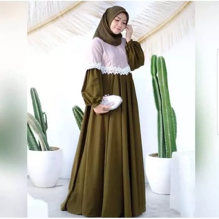 Detail Contoh Gamis Terbaru Nomer 17