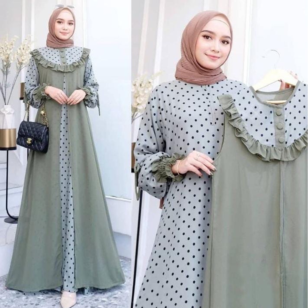 Detail Contoh Gamis Terbaru Nomer 30