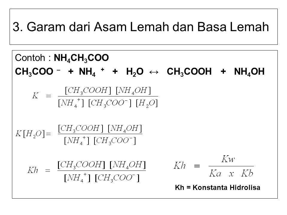 Detail Contoh Garam Dari Asam Kuat Dan Basa Kuat Nomer 8