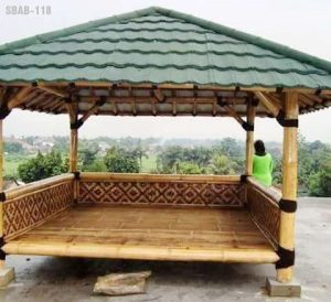 Detail Contoh Gazebo Bambu Nomer 13