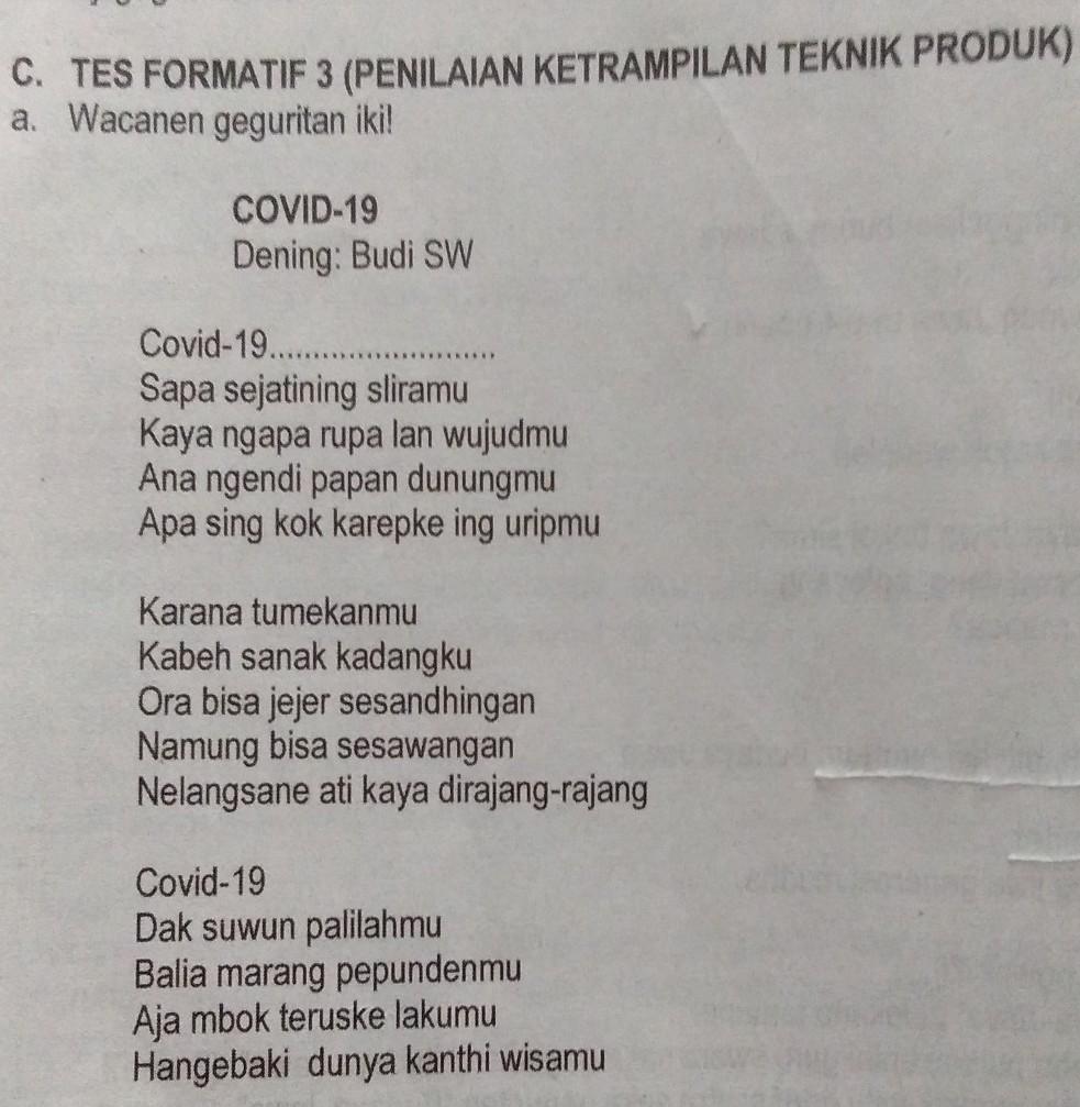 Detail Contoh Geguritan Anak Sd Nomer 31